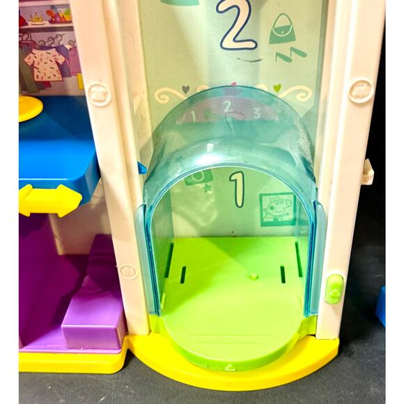 Peppa’s Shopping Mall 3 Figures Playset & helicopter elevator works! - Picture 7 of 10
